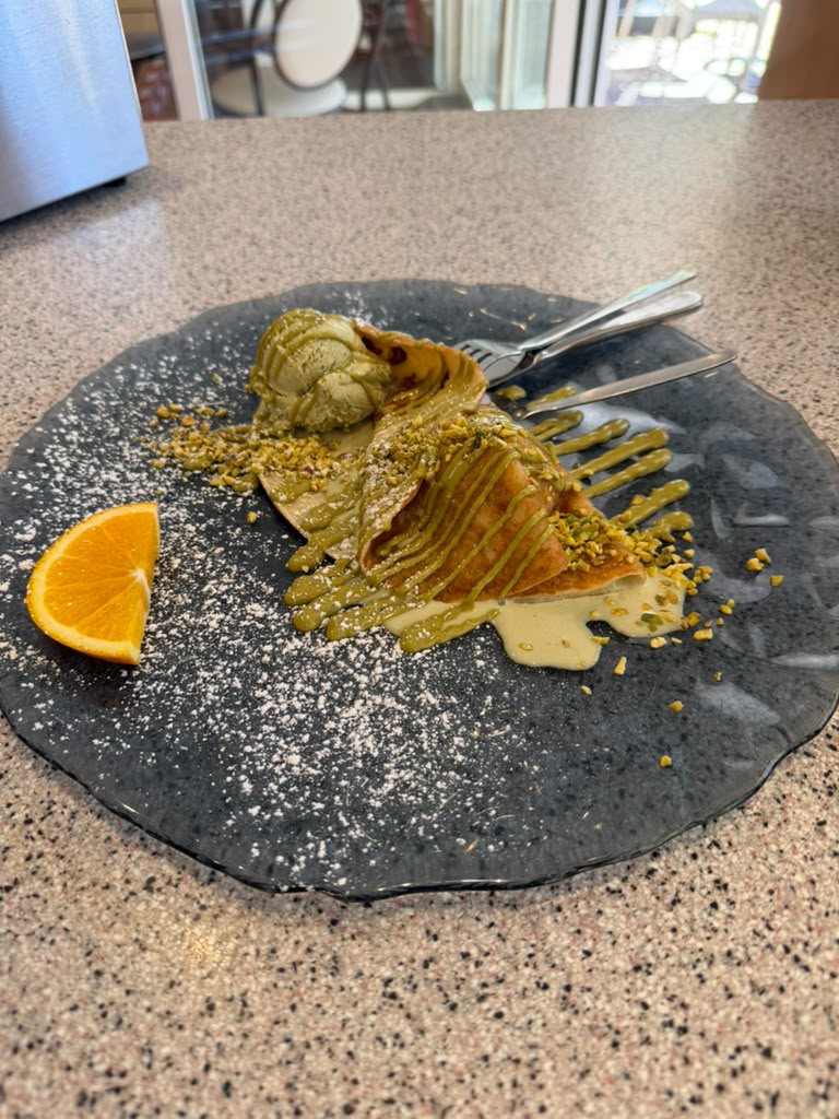 Crêpe calda con Gelato artigianale